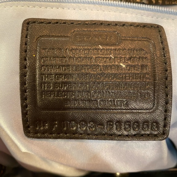 EUC COACH Black Patent Purse - Picture 7 of 8